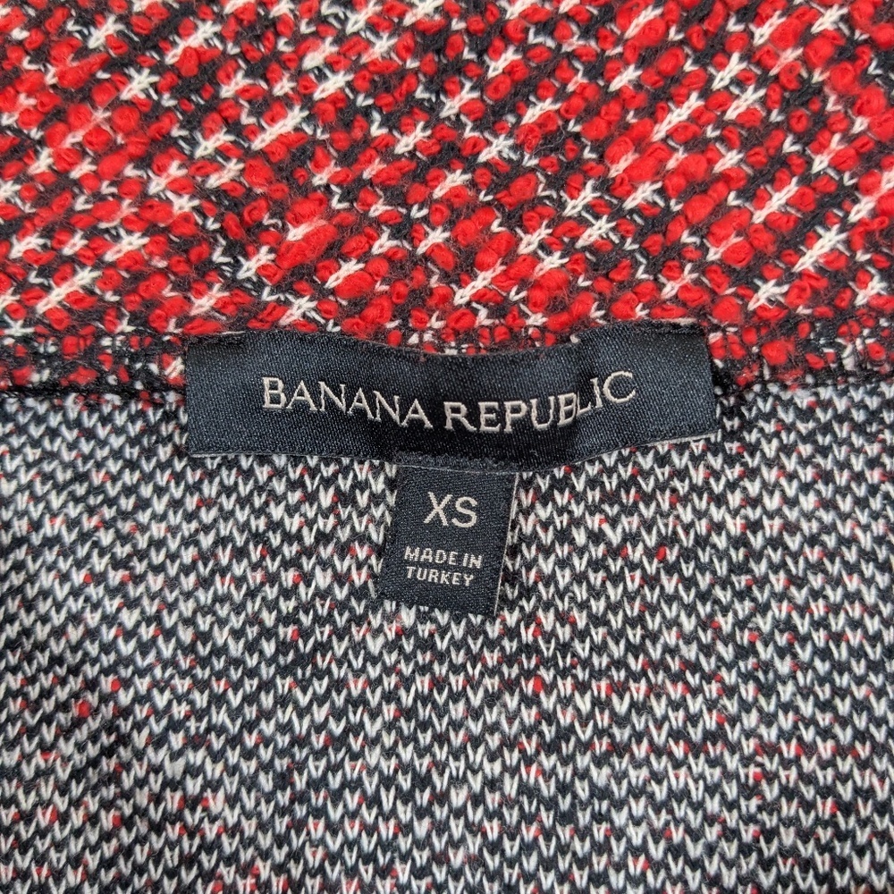 Banana Republic Red & Black Tweed Skirt Size XS - Picture 3 of 4